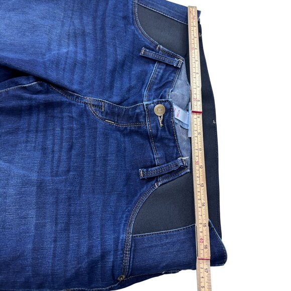 Isabel Maternity Skinny Entubado Jeans 8/29R Dark Wash Denim With Stretch Panel - Picture 10 of 12